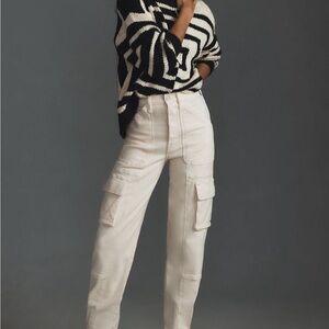 MOTHER The Curbside Cargo Flood Jeans